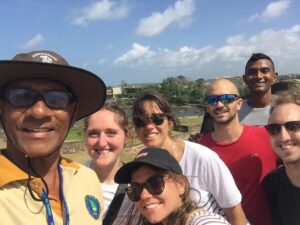 Tour guide with driver